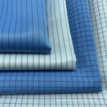 Cleanroom ESD Anti-static Fabric / 5mm Gird ESD Antistatic Polyester Fabric